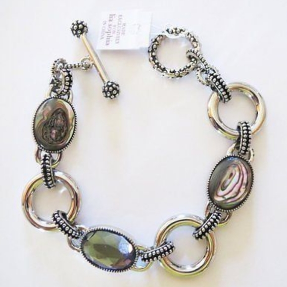Lia Sophia Abalone and Crystal Epiphany Bracelet - Picture 8 of 8
